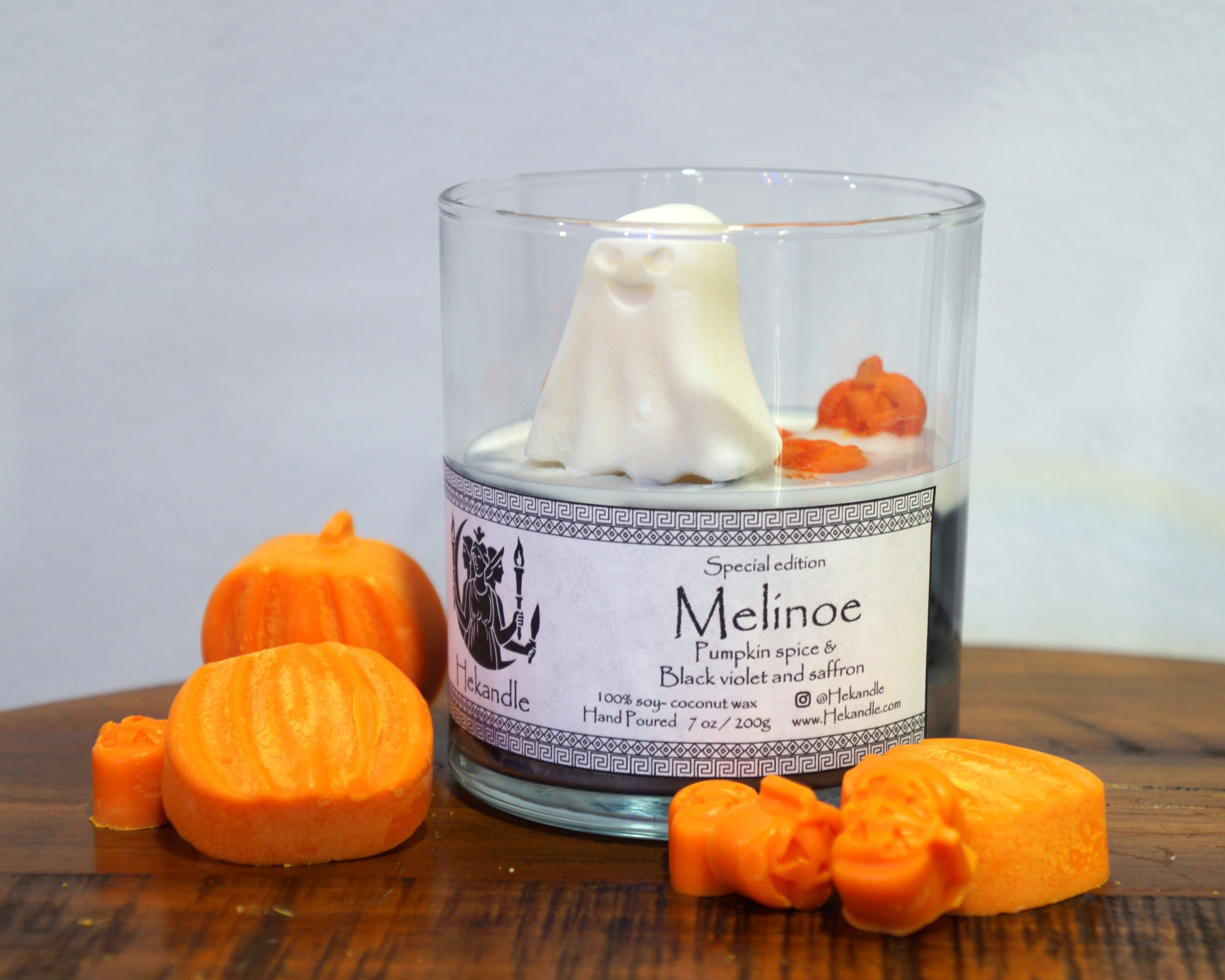 Handmade Scented Candles –Melinoe  Halloween Collection